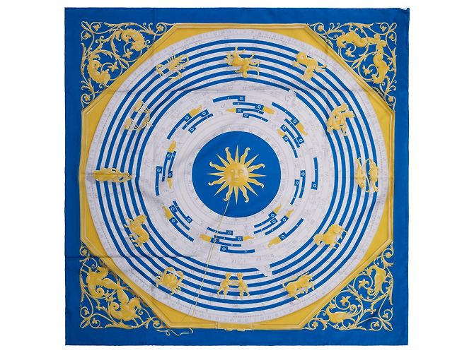 Hermès HERMES Silk Accessory Blue - 103892 - view 2
