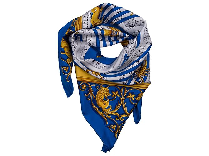 Hermès HERMES Silk Accessory Blue - 103892 - view 3