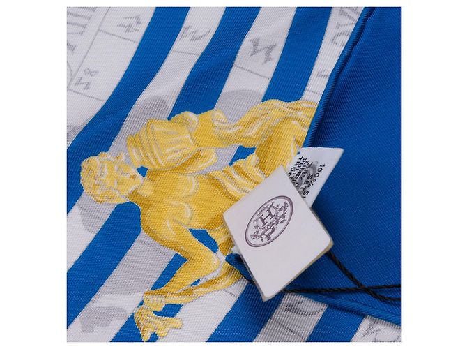 Hermès HERMES Silk Accessory Blue - 103892 - view 6