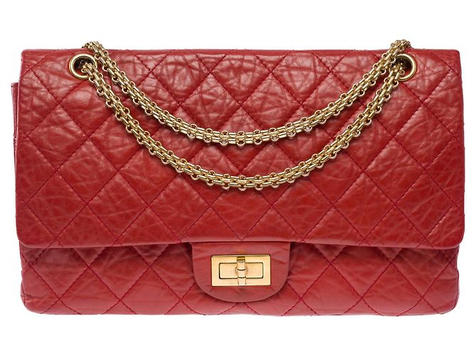 Mademoiselle Borsa CHANEL 2.55 in Pelle Rossa - 103918 Rosso - vista 2