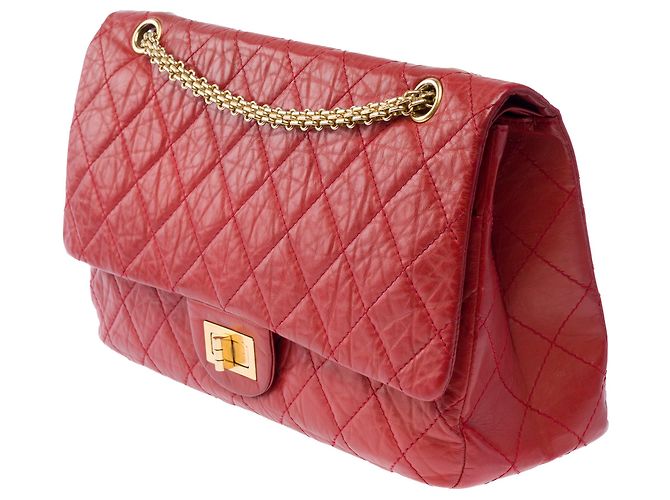 Mademoiselle Borsa CHANEL 2.55 in Pelle Rossa - 103918 Rosso - vista 4