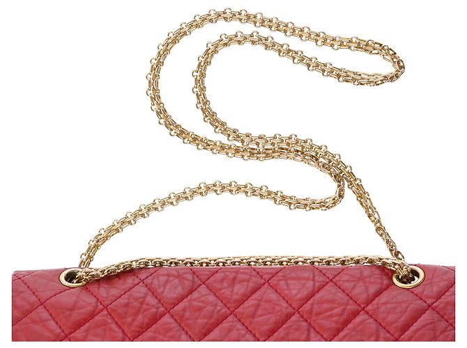 Mademoiselle Borsa CHANEL 2.55 in Pelle Rossa - 103918 Rosso - vista 9