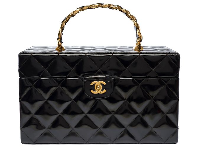 Vanity Borsa CHANEL in Pelle Nera - 103920 Nero - vista 2