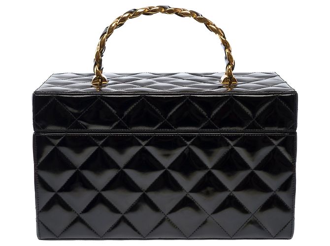 Vanity Borsa CHANEL in Pelle Nera - 103920 Nero - vista 3