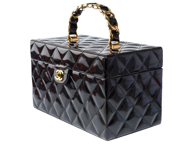 Vanity Borsa CHANEL in Pelle Nera - 103920 Nero - vista 4