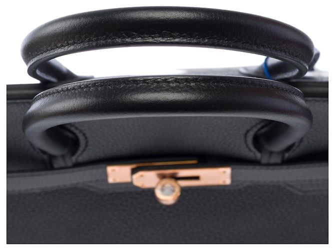 Hermès Borsa HERMES Birkin 30 in Pelle Nera - 103923 Nero - vista 10