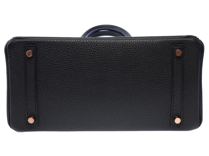 Hermès Borsa HERMES Birkin 30 in Pelle Nera - 103923 Nero - vista 11