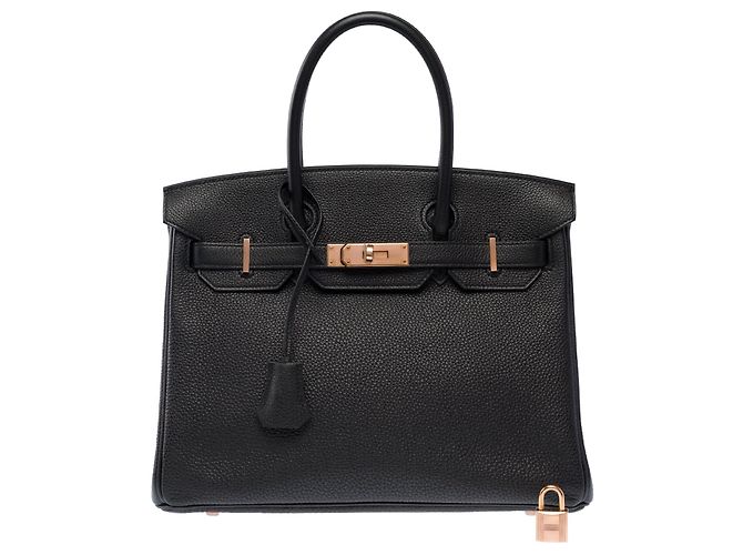 Hermès Borsa HERMES Birkin 30 in Pelle Nera - 103923 Nero - vista 3
