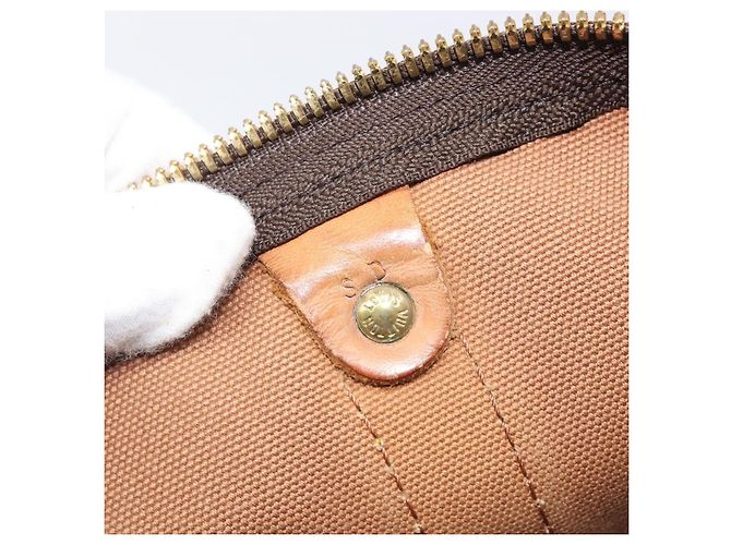 LOUIS VUITTON Monogram Keepall 55 Boston Bag M41424 LV Auth 203123 Monograma - vista 12