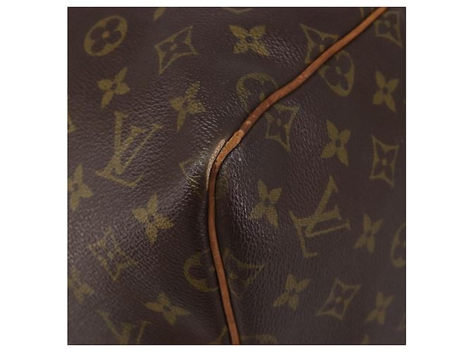 LOUIS VUITTON Monogram Keepall 55 Boston Bag M41424 LV Auth 203123 Monograma - vista 16