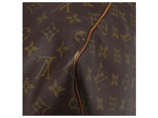 LOUIS VUITTON Monogram Keepall 55 Boston Bag M41424 LV Auth 203123 Monograma - vista 18