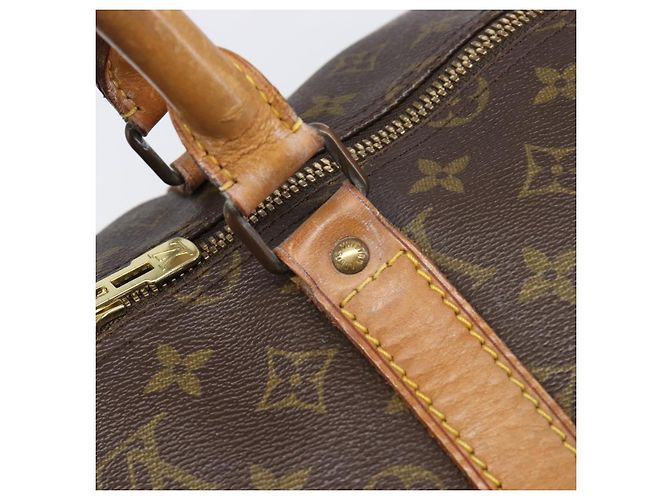 LOUIS VUITTON Monogram Keepall 55 Boston Bag M41424 LV Auth 203123 Monograma - vista 20