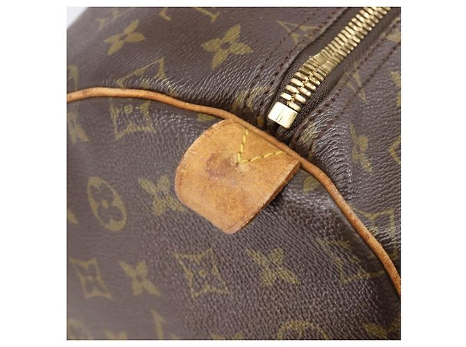 LOUIS VUITTON Monogram Keepall 55 Boston Bag M41424 LV Auth 203123 Monograma - vista 23