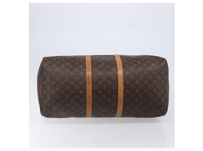 LOUIS VUITTON Monogram Keepall 55 Boston Bag M41424 LV Auth 203123 Monograma - vista 5