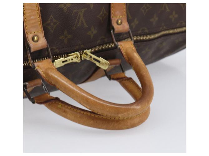 LOUIS VUITTON Monogram Keepall 55 Boston Bag M41424 LV Auth 203123 Monograma - vista 6