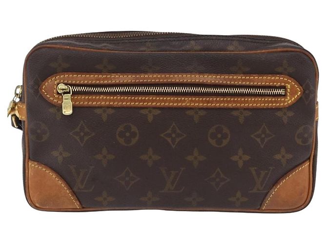 LOUIS VUITTON Monogram Marly Dragonne GM Clutch Bag M51825 LV Auth 204241 Monogramma - vista 13