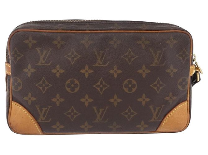 LOUIS VUITTON Monogram Marly Dragonne GM Clutch Bag M51825 LV Auth 204241 Monogramma - vista 3