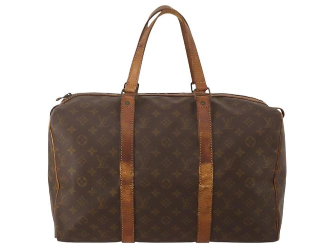 LOUIS VUITTON Monogram Sac Souple 45 Boston Bag M41624 LV Auth 201121 - view 13