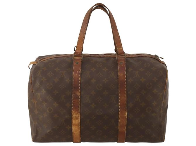 LOUIS VUITTON Monogram Sac Souple 45 Boston Bag M41624 LV Auth 201121 - view 2