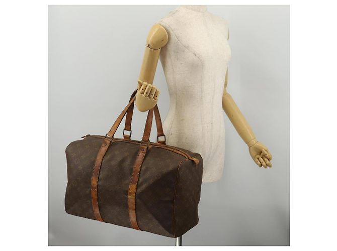 LOUIS VUITTON Monogram Sac Souple 45 Boston Bag M41624 LV Auth 201121 - view 24