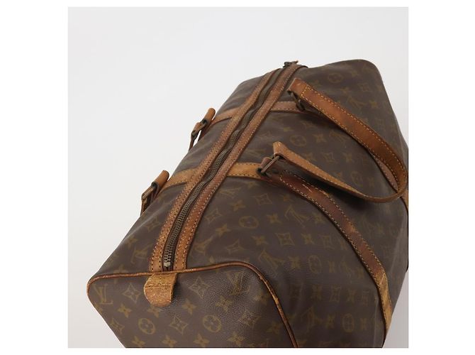 LOUIS VUITTON Monogram Sac Souple 45 Boston Bag M41624 LV Auth 201121 - view 6