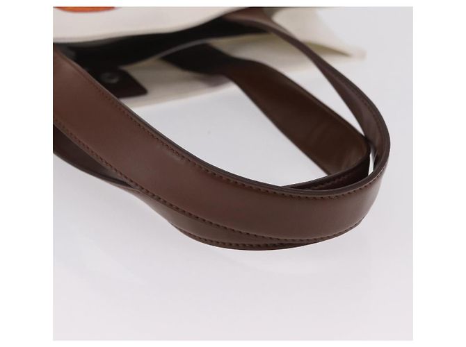 Stella Mc Cartney Borsa Tote Stella McCartney Nara Yoshitomo Canvas White Brown Auth mr2934V Marrone Bianco - vista 7