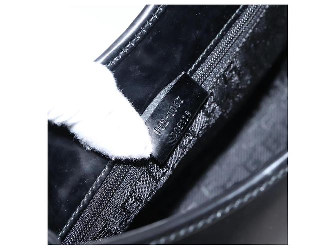 Borsa GUCCI Jackie in pelle nera argento 002 1067 Auth gh2346 Nero - vista 22