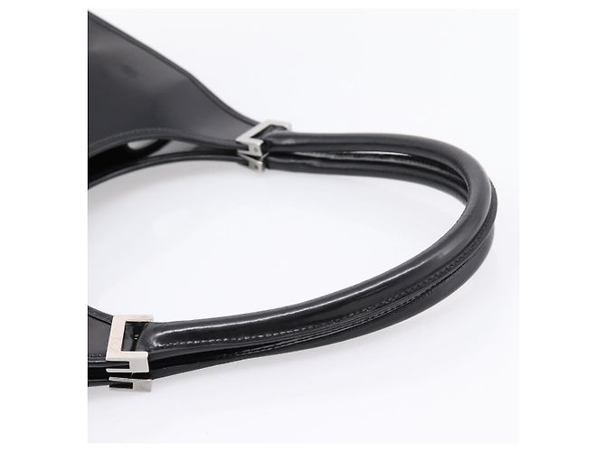 Borsa GUCCI Jackie in pelle nera argento 002 1067 Auth gh2346 Nero - vista 7