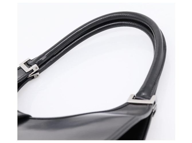 Borsa GUCCI Jackie in pelle nera argento 002 1067 Auth gh2346 Nero - vista 8