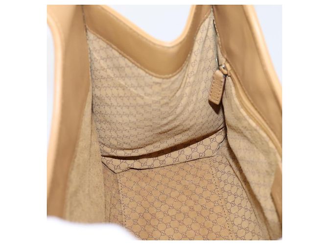 Borsa GUCCI Jackie in pelle Beige Silver 002 1067 Auth 204890A Argento - vista 22