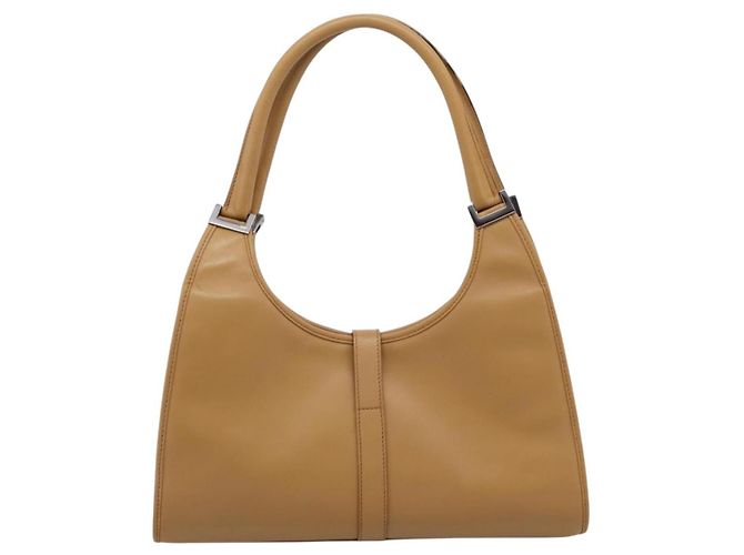 Borsa GUCCI Jackie in pelle Beige Silver 002 1067 Auth 204890A Argento - vista 3