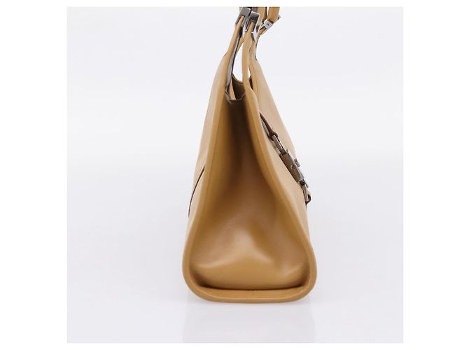 Borsa GUCCI Jackie in pelle Beige Silver 002 1067 Auth 204890A Argento - vista 4