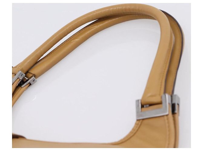 Borsa GUCCI Jackie in pelle Beige Silver 002 1067 Auth 204890A Argento - vista 8