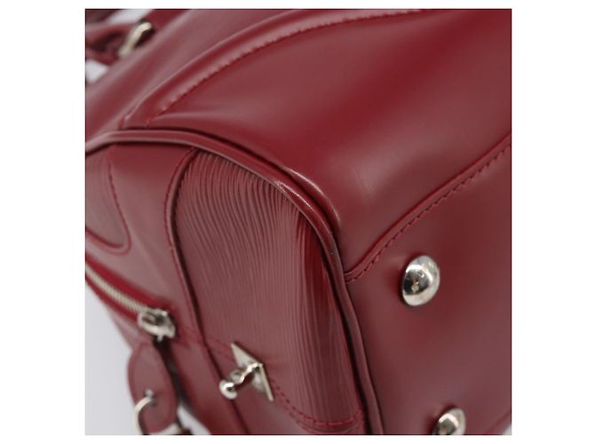 Borsa a mano LOUIS VUITTON Epi Boring Montaigne GM Rossa M5931M LV Auth ep15834V Rosso - vista 18