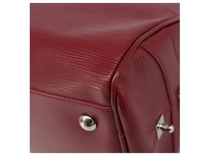 Borsa a mano LOUIS VUITTON Epi Boring Montaigne GM Rossa M5931M LV Auth ep15834V Rosso - vista 19