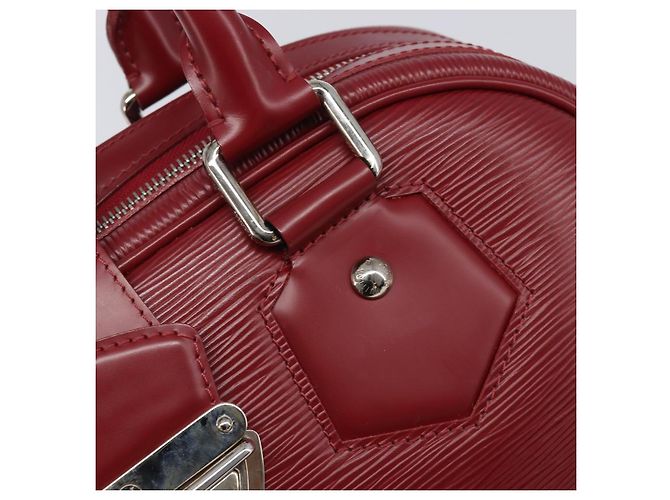Borsa a mano LOUIS VUITTON Epi Boring Montaigne GM Rossa M5931M LV Auth ep15834V Rosso - vista 21