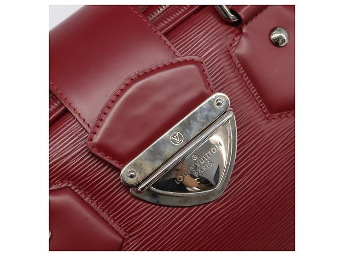 Borsa a mano LOUIS VUITTON Epi Boring Montaigne GM Rossa M5931M LV Auth ep15834V Rosso - vista 23