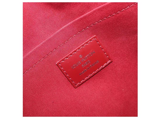 Borsa a mano LOUIS VUITTON Epi Boring Montaigne GM Rossa M5931M LV Auth ep15834V Rosso - vista 26