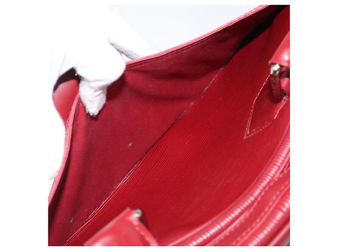 Borsa a mano LOUIS VUITTON Epi Boring Montaigne GM Rossa M5931M LV Auth ep15834V Rosso - vista 30