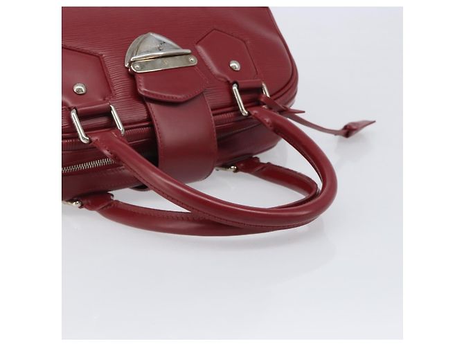 Borsa a mano LOUIS VUITTON Epi Boring Montaigne GM Rossa M5931M LV Auth ep15834V Rosso - vista 8