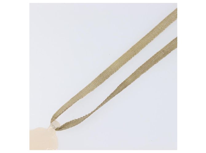 Collar Gargantilla CHANEL Camelia de plástico Clear CC Auth bs37450 - vista 11