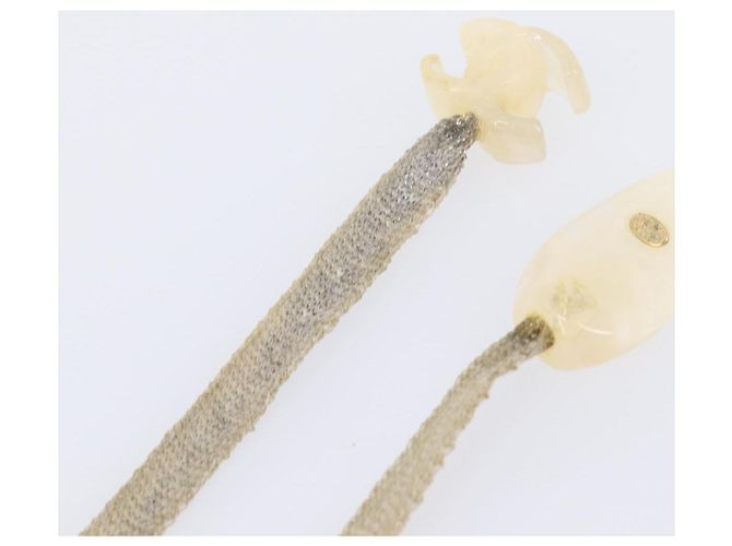Collar Gargantilla CHANEL Camelia de plástico Clear CC Auth bs37450 - vista 18