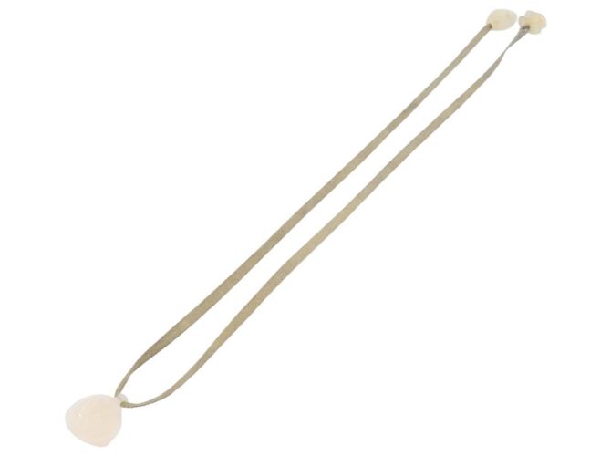 Collar Gargantilla CHANEL Camelia de plástico Clear CC Auth bs37450 - vista 2