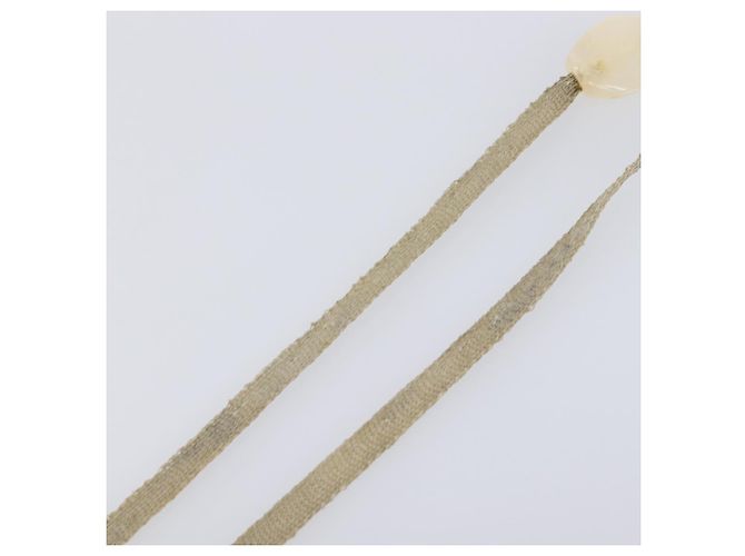 Collar Gargantilla CHANEL Camelia de plástico Clear CC Auth bs37450 - vista 7