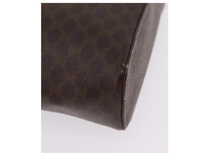 Céline Beauty case CELINE Macadam Canvas PVC Brown Auth mr2997A Marrone - vista 11