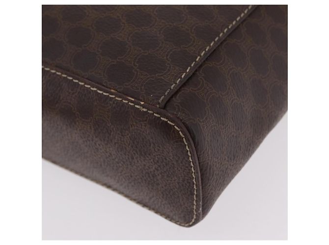Céline Beauty case CELINE Macadam Canvas PVC Brown Auth mr2997A Marrone - vista 14