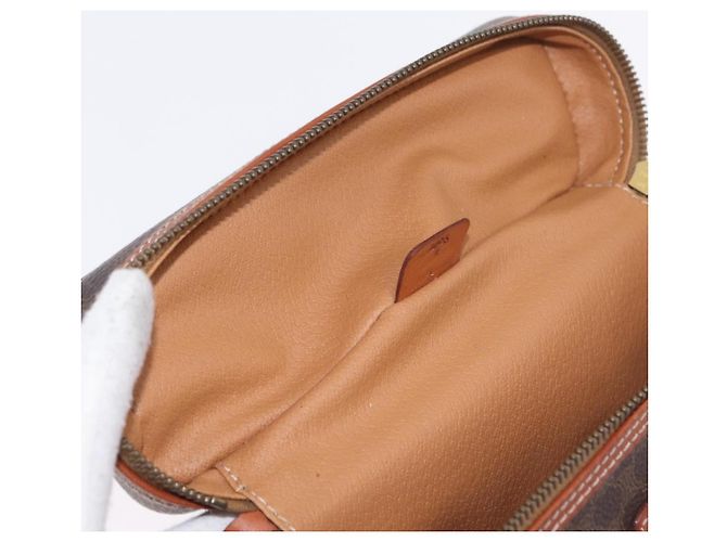 Céline Beauty case CELINE Macadam Canvas PVC Brown Auth mr2997A Marrone - vista 18