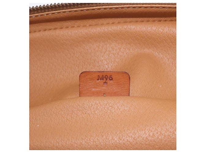 Céline Beauty case CELINE Macadam Canvas PVC Brown Auth mr2997A Marrone - vista 22