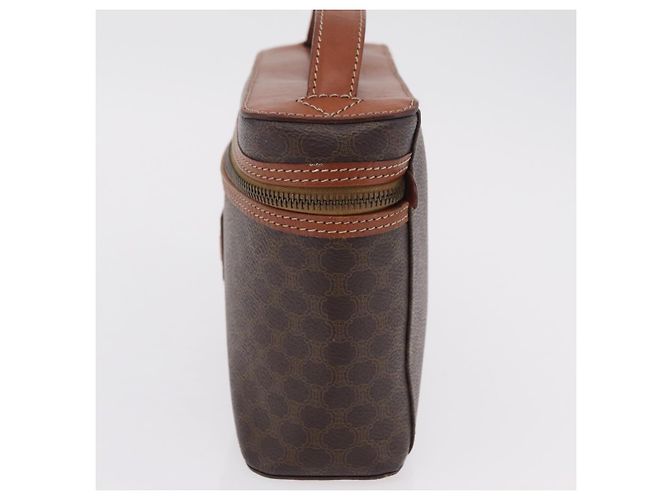 Céline Beauty case CELINE Macadam Canvas PVC Brown Auth mr2997A Marrone - vista 4