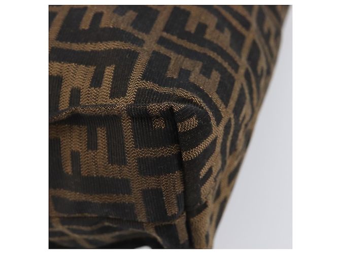 Borsa a mano FENDI Zucca Canvas Nera 8BH173 Auth gh2369 Nero - vista 11